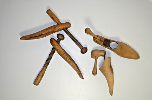 Paire embauchoirs anciens bois - paire,